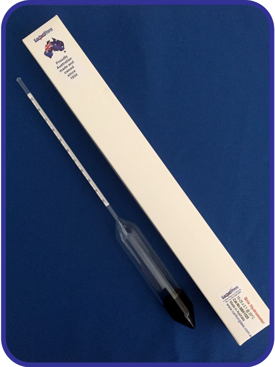 BBX3060 Brix Hydrometer 3060 x 0.5 +/ 0.5 20°C Carlton Glass