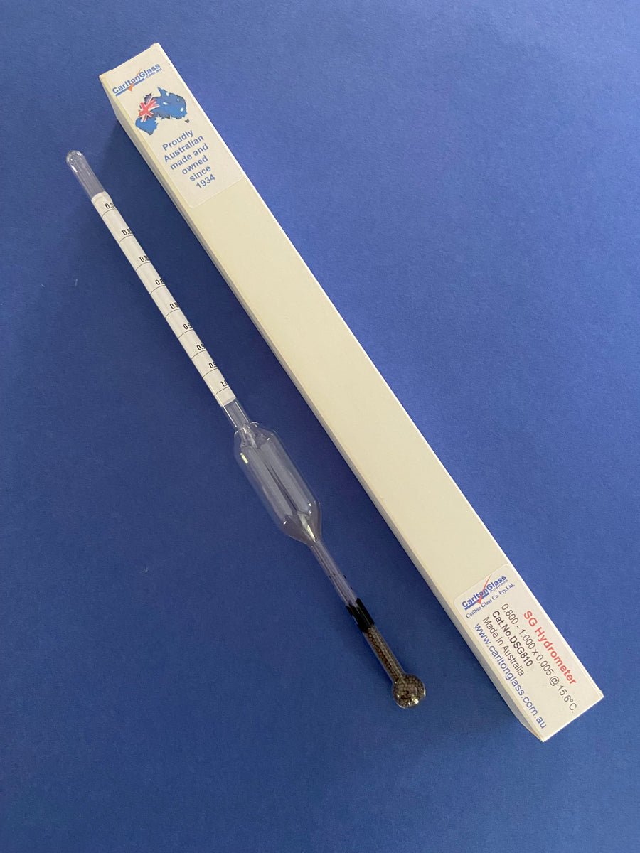 DSG810 Specific Gravity Hydrometer 0.800-1.000 – Carlton Glass