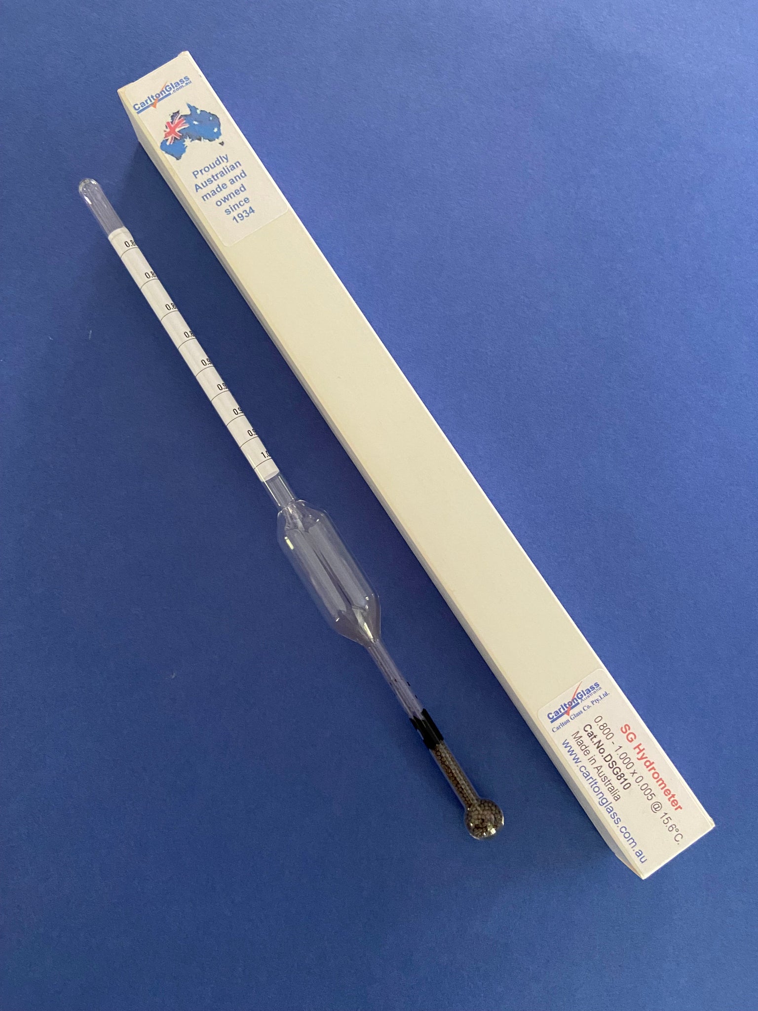 DSG810 Specific Gravity Hydrometer 0.800-1.000 – Carlton Glass